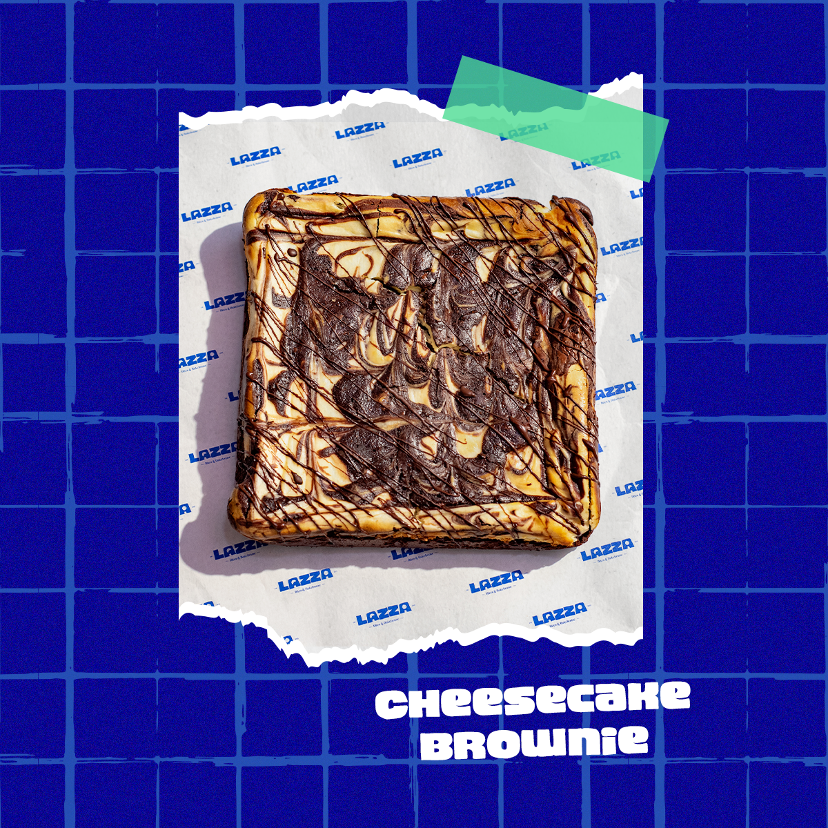Cheese Cake Brownie 1 PC - 750 gm