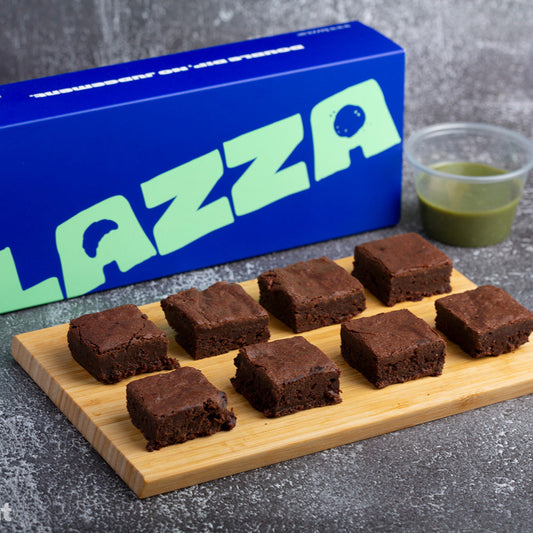 Mini Chocolate Brownie 8 Pieces and Dip Sauce